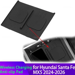 Cargador inalámbrico para Hyundai Santa Fe 2024-2026 antideslizante