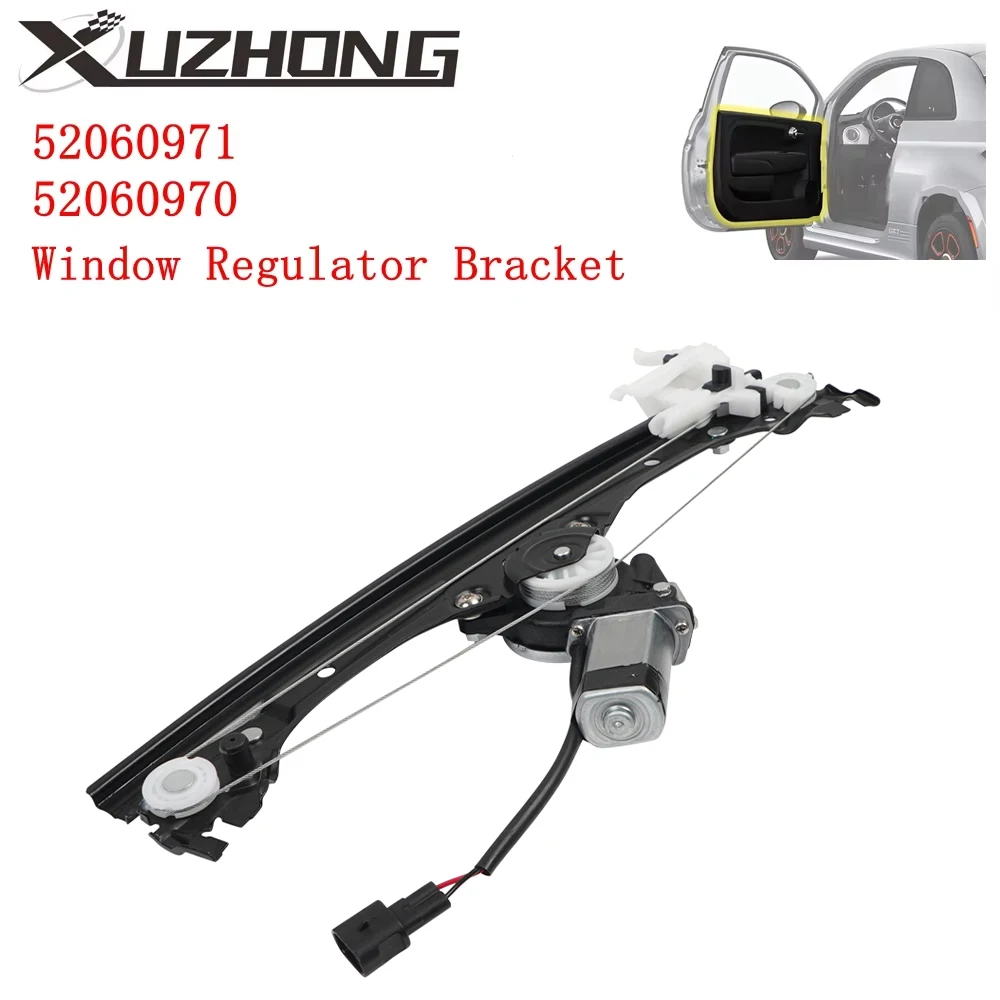 Motor elevalunas Fiat 500 2007-2019, 2 pines, OE 52060970/51876269