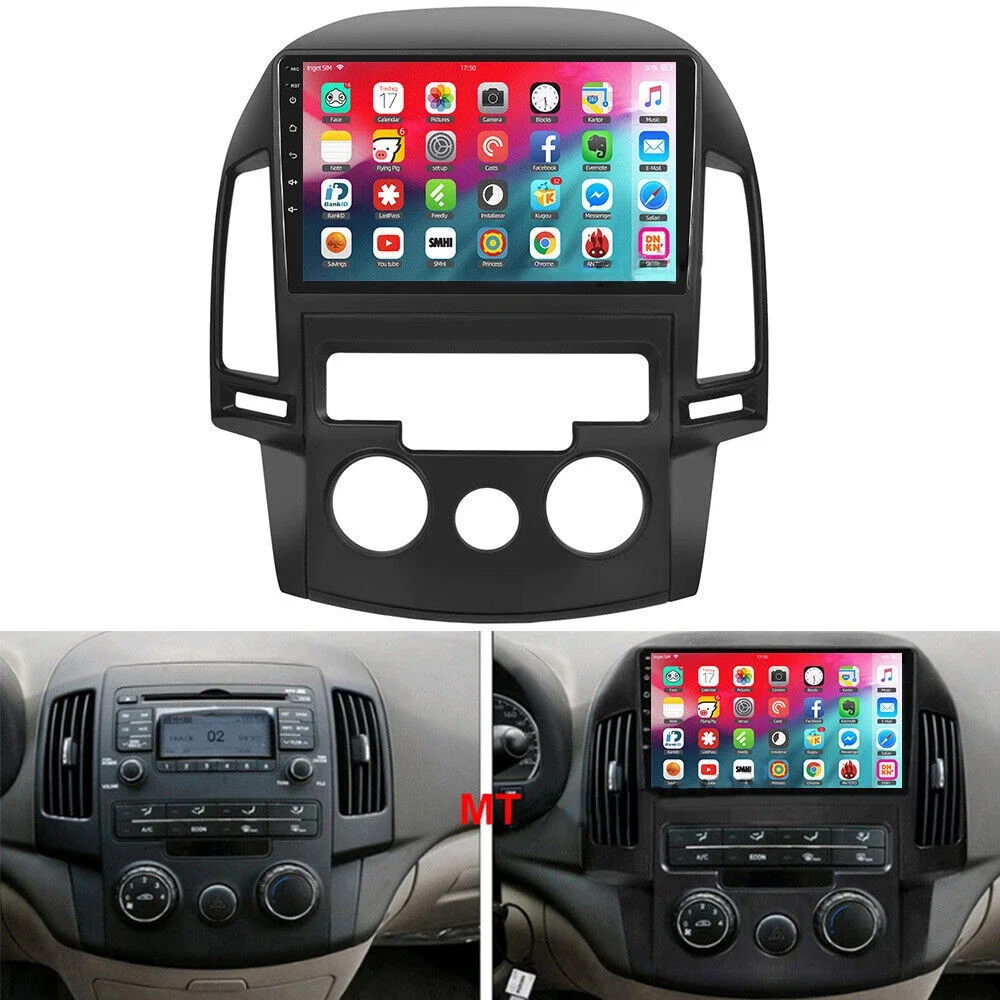 2+32G Android 13 Radio de coche Carplay GPS Navi KAM Compatible para Hyundai I30 2006-2011