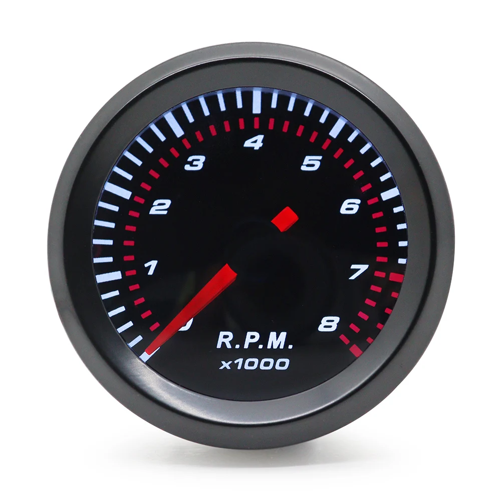 Tacómetro digital LED 52mm 0-8000 rpm universal para coche - imagen 2