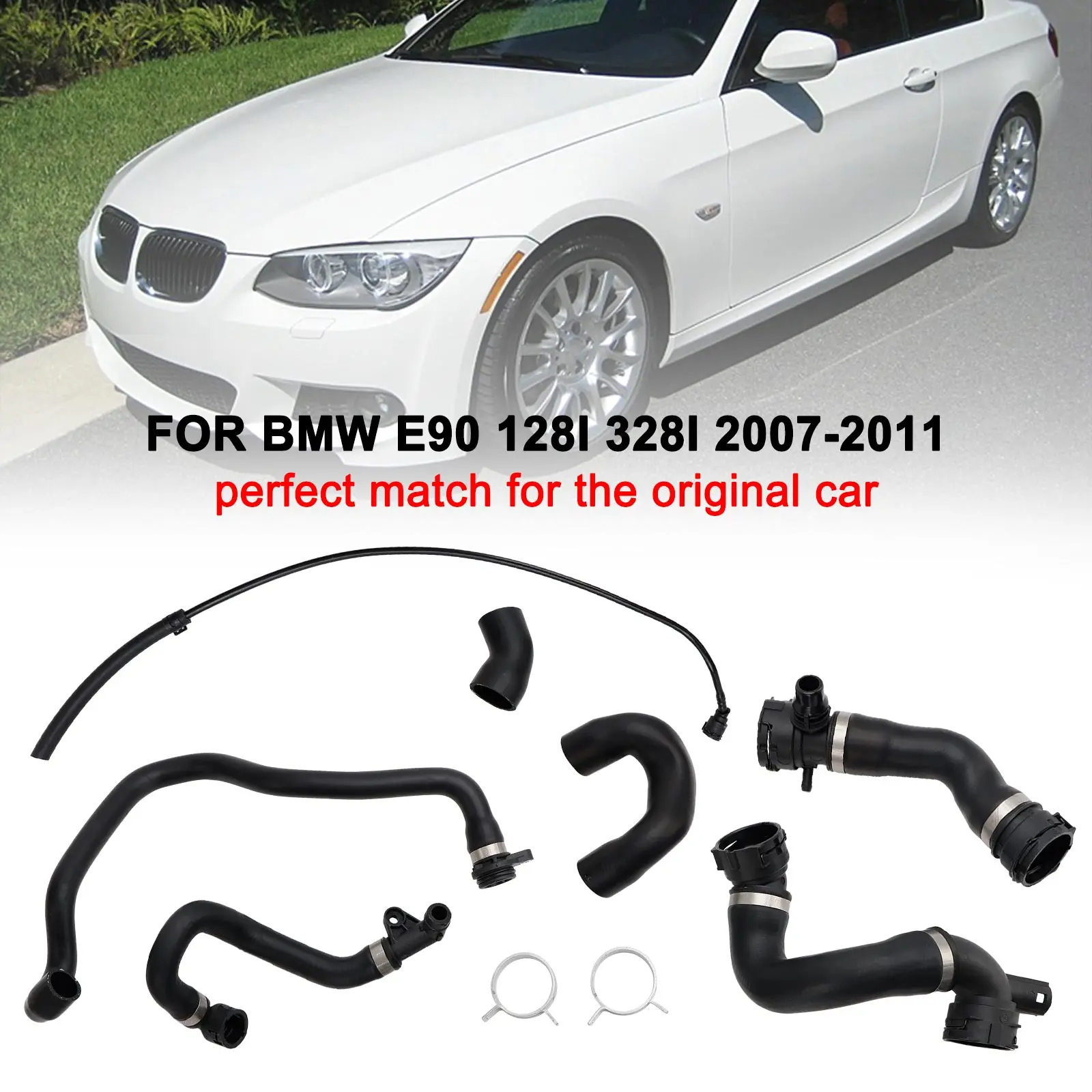 Kit mangueras refrigeración radiador BMW E90 128i 328i 2007-2011