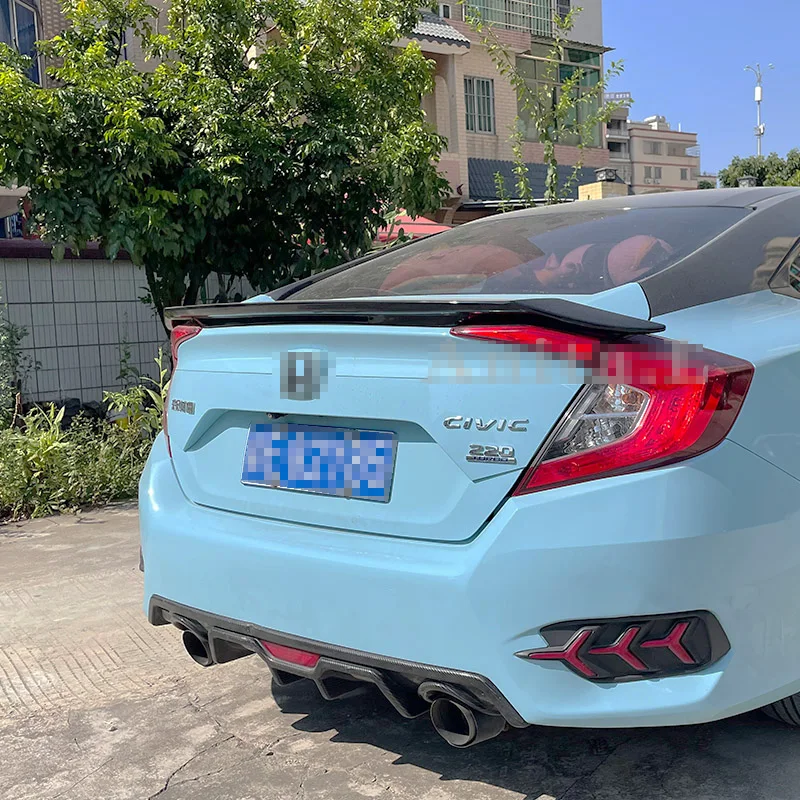 Alerón trasero ABS estilo RS – Honda Civic 10G Sedán 2016-2019 - imagen 4