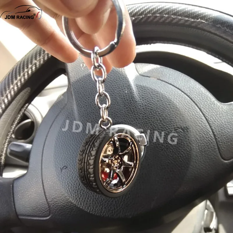 Llavero metal disco freno coche – diseño único y duradero - imagen 3