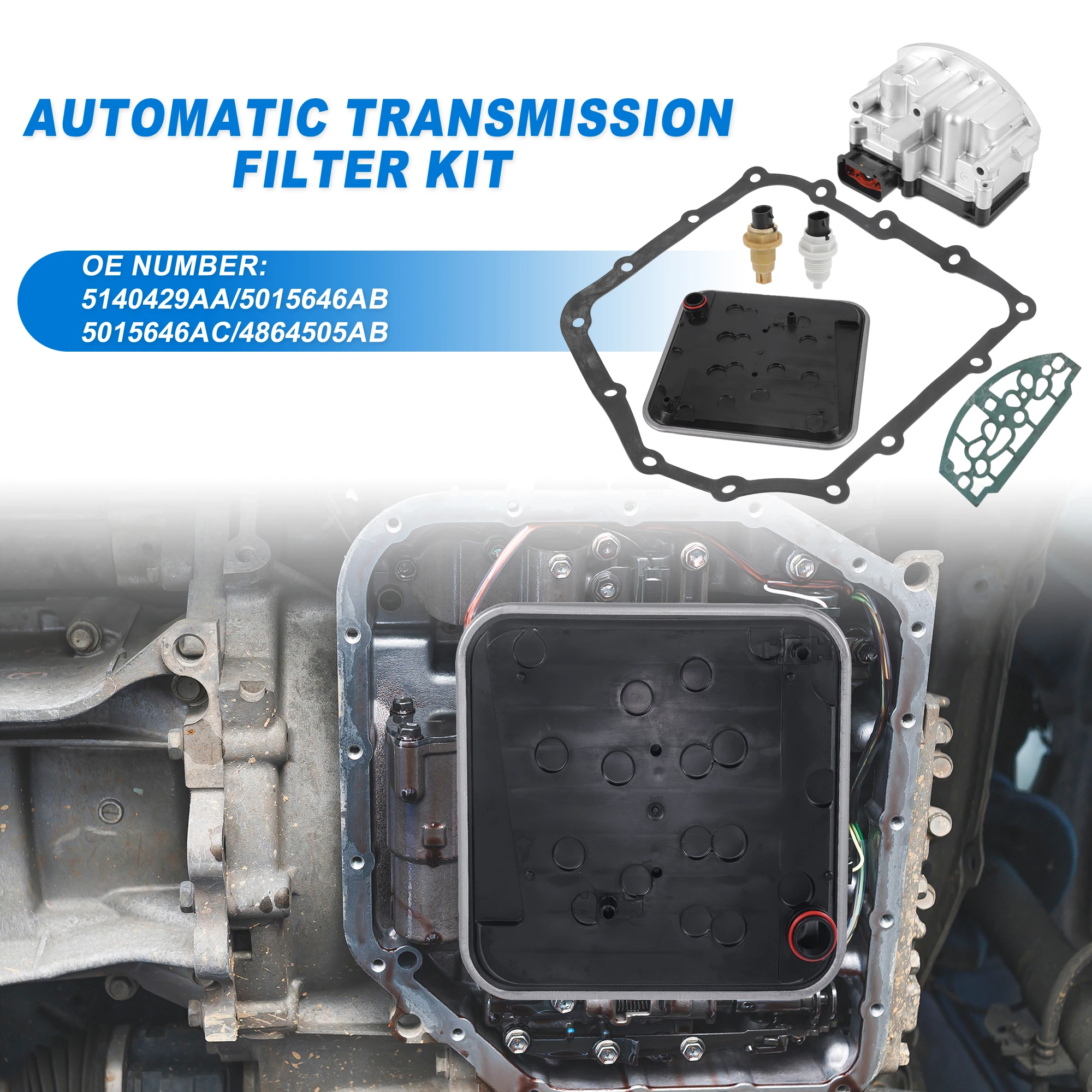 Kit juntas solenoide transmisión Chrysler Pacifica A604/41TE UXCELL