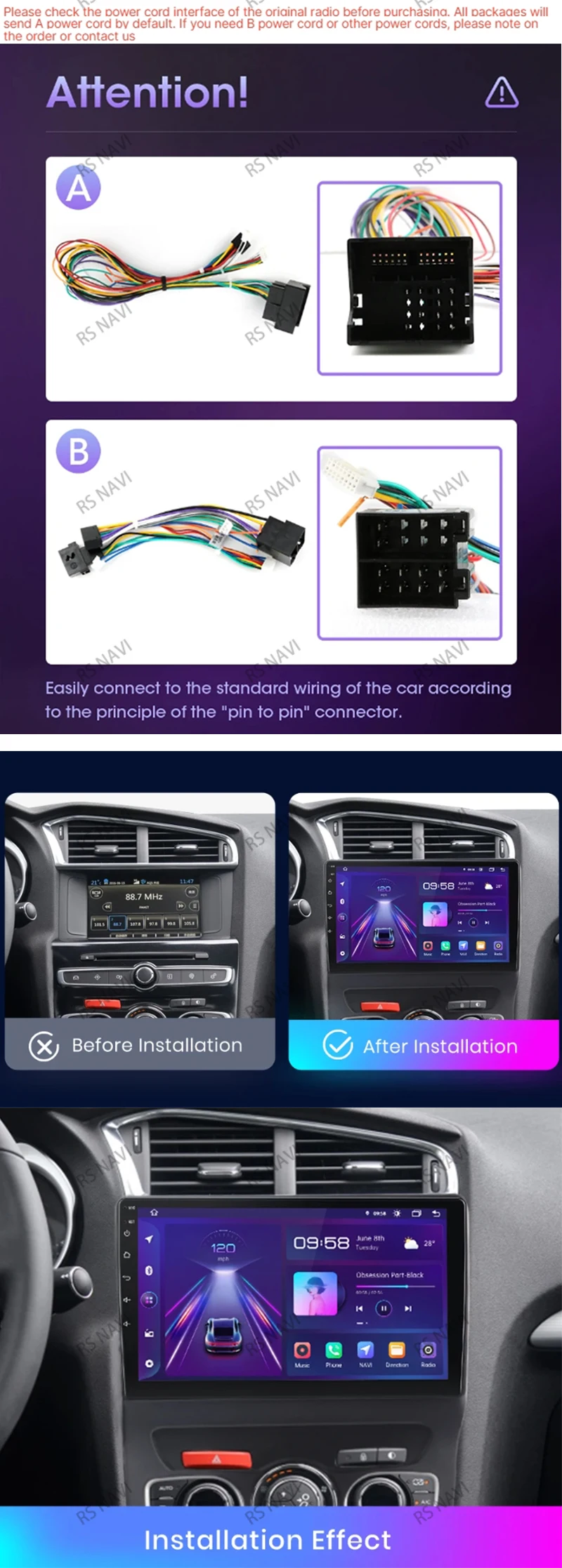 Pantalla Android 15 para Citroën C4 B7