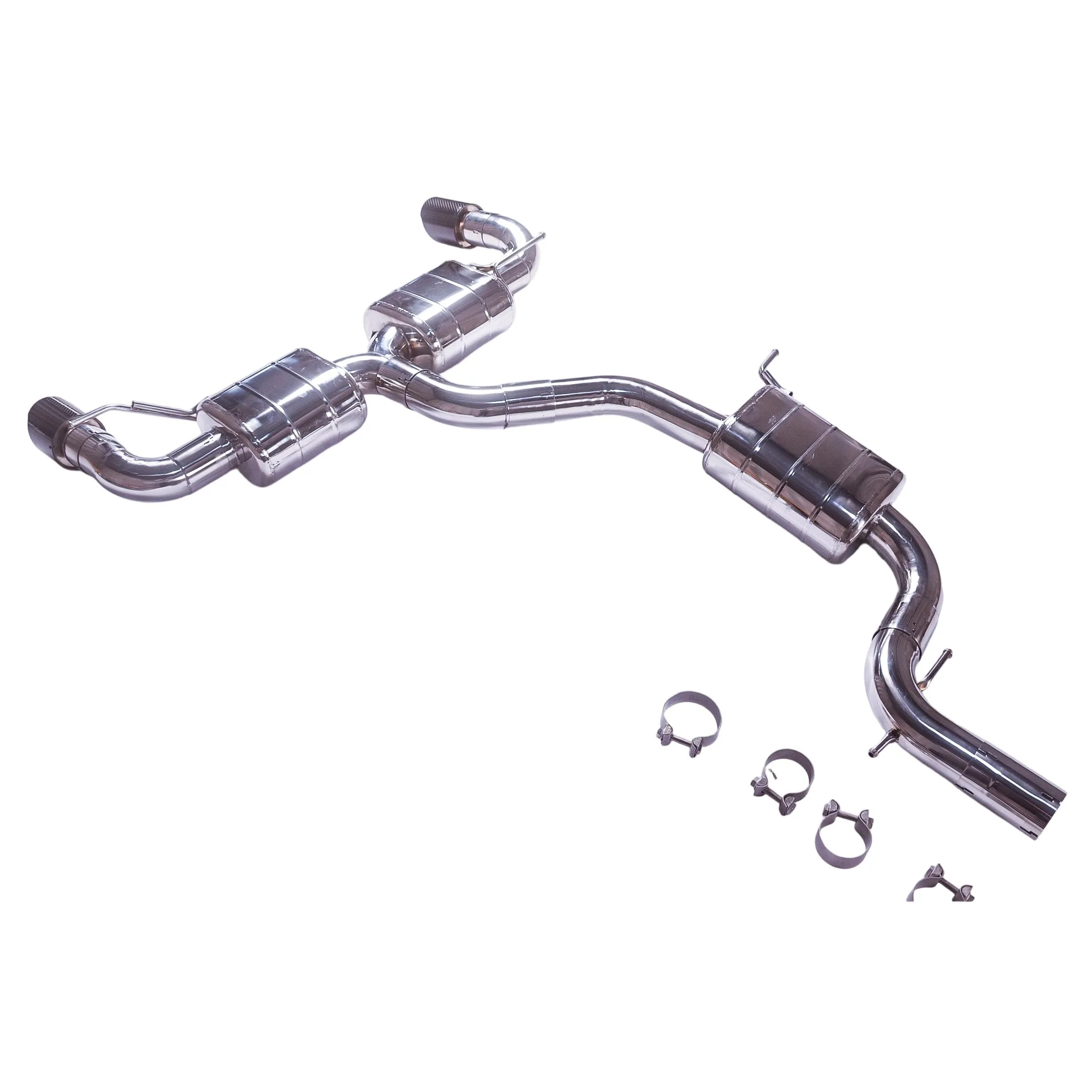 Silenciador GFC Catback escape deportivo VW Golf GTi MK6 2.0T - imagen 3