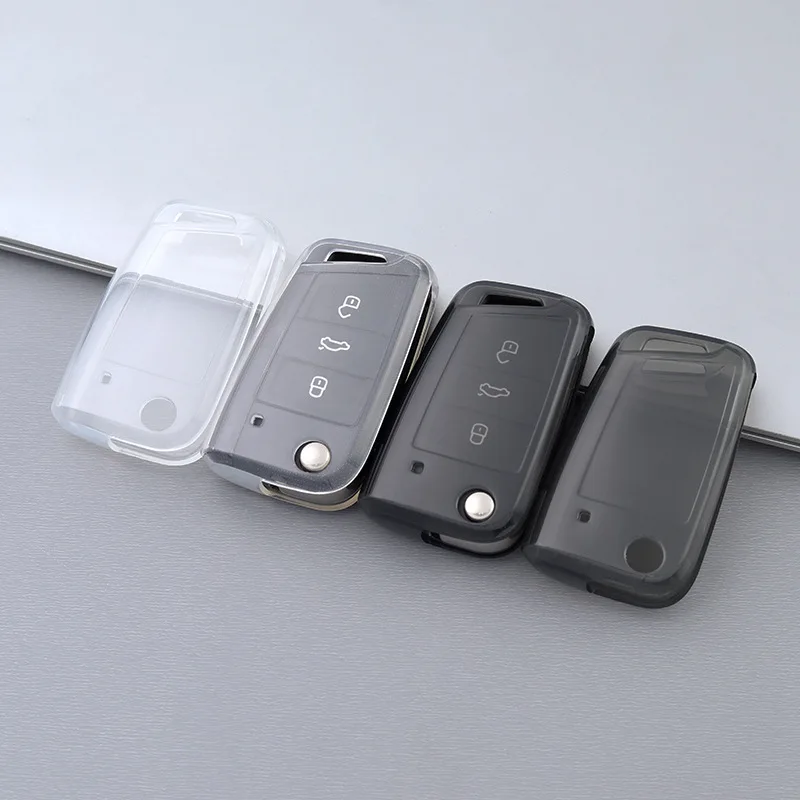 Carcasa protectora para mando de coche con llave plegable
