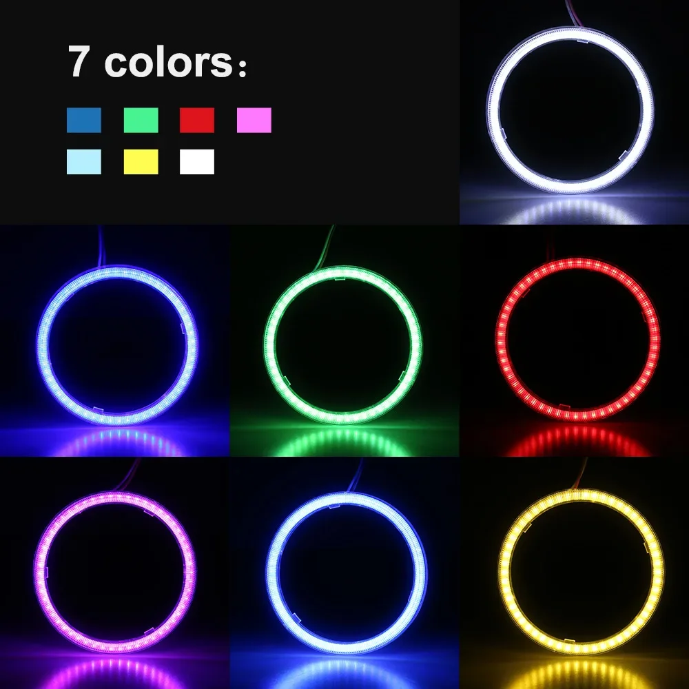 Vista final del conjunto de luces LED instaladas