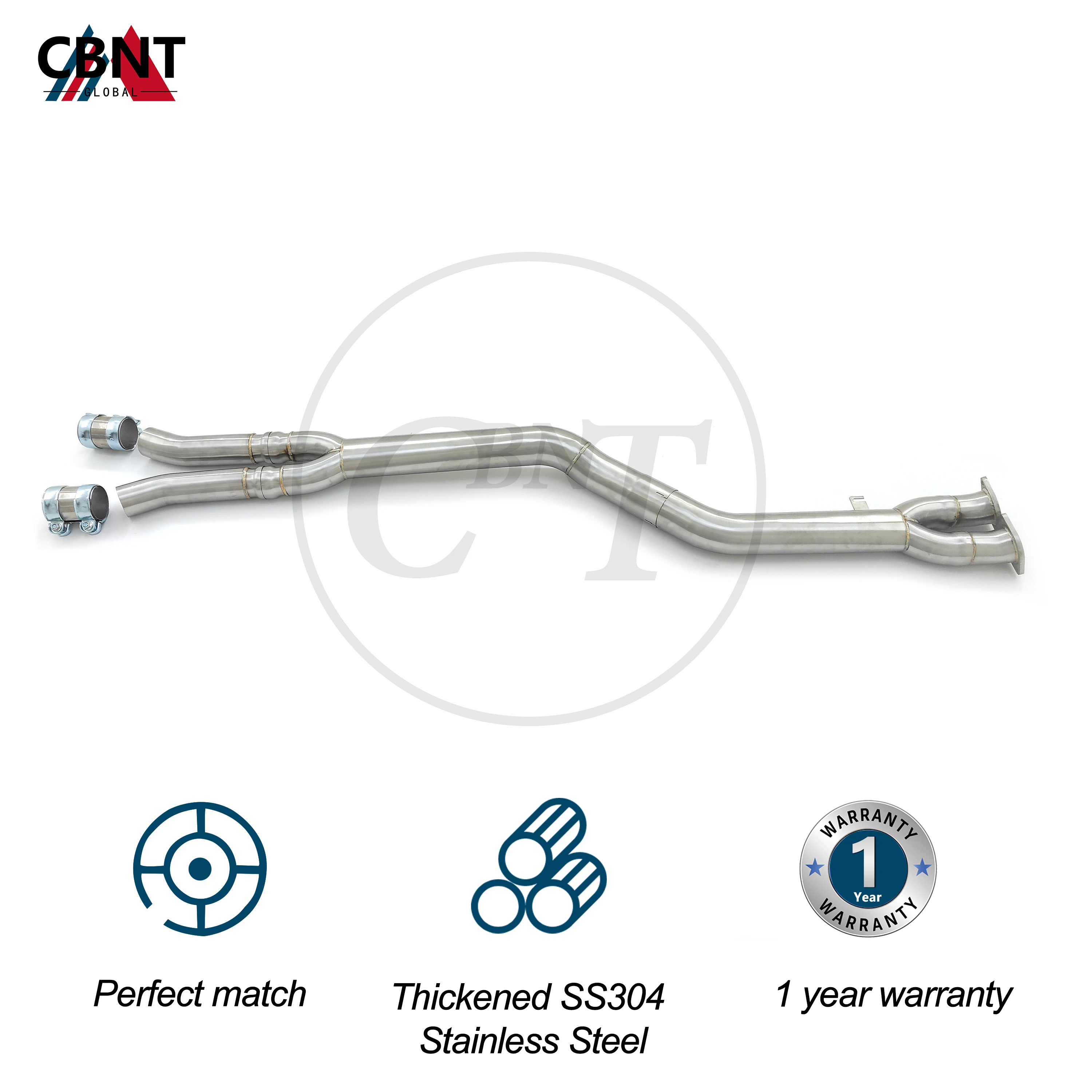Tubo de escape de bajada y tramo SS304 – BMW X3M X4M S58 - imagen 3