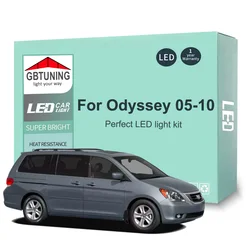 Kit 16 bombillas LED Canbus interior Honda Odyssey 2005-2010