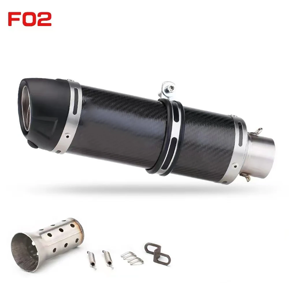 Silenciador de escape 51 mm para moto con dB killer - imagen 4