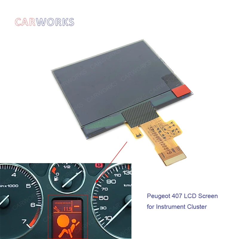 Pantalla LCD de cuadro de instrumentos Peugeot 407 y 407 SW HDi - imagen 2