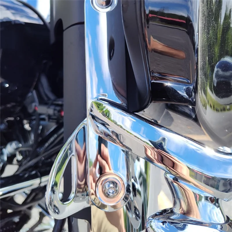 Soporte frontal cromado Harley Davidson Street Glide Special Touring - imagen 5