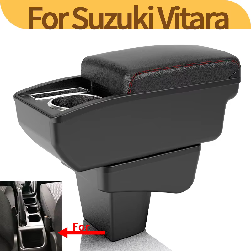 Reposabrazos central con USB y almacenaje para Suzuki Vitara