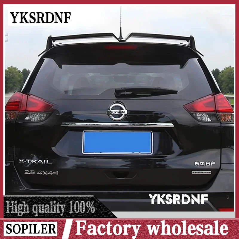 Alerón de techo trasero ABS sin pintar para Nissan X-Trail 2014-2019