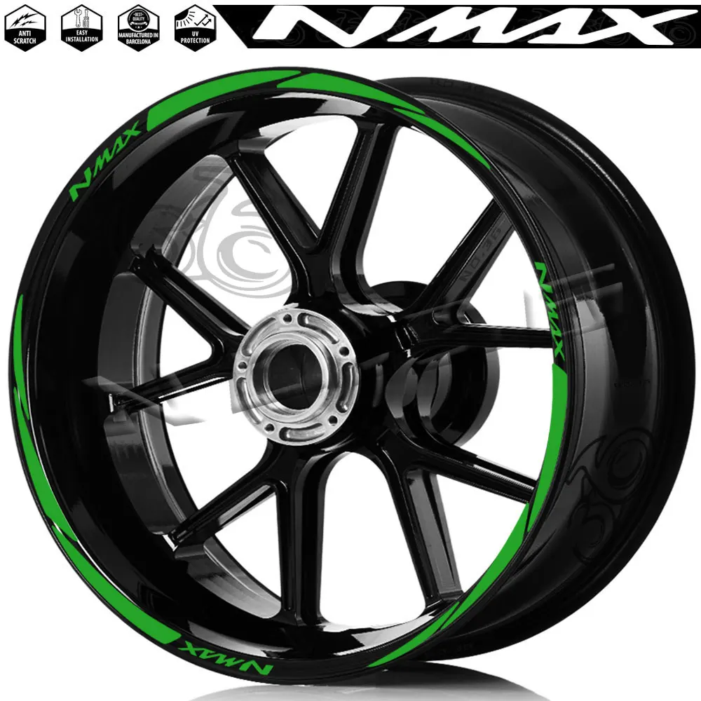 Pegatinas a rayas para llantas Yamaha NMAX 125, 155 y 160 - imagen 5