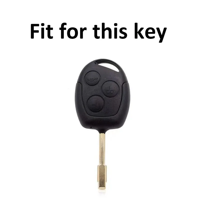 Ford funda de llave 3 botones compatible con Focus Mondeo Fiesta KA - imagen 2