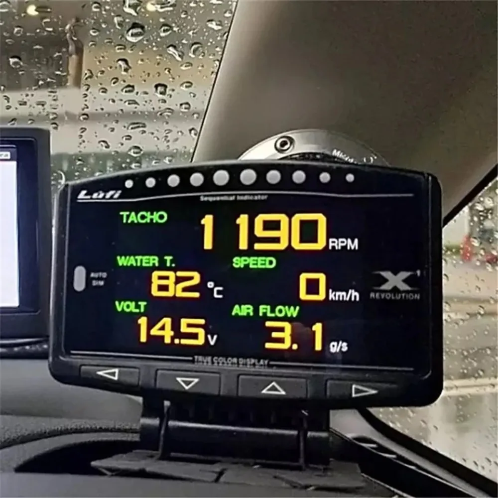 Medidor digital OBD2 Lufi X1: velocidad, agua, turbo – universal - imagen 3