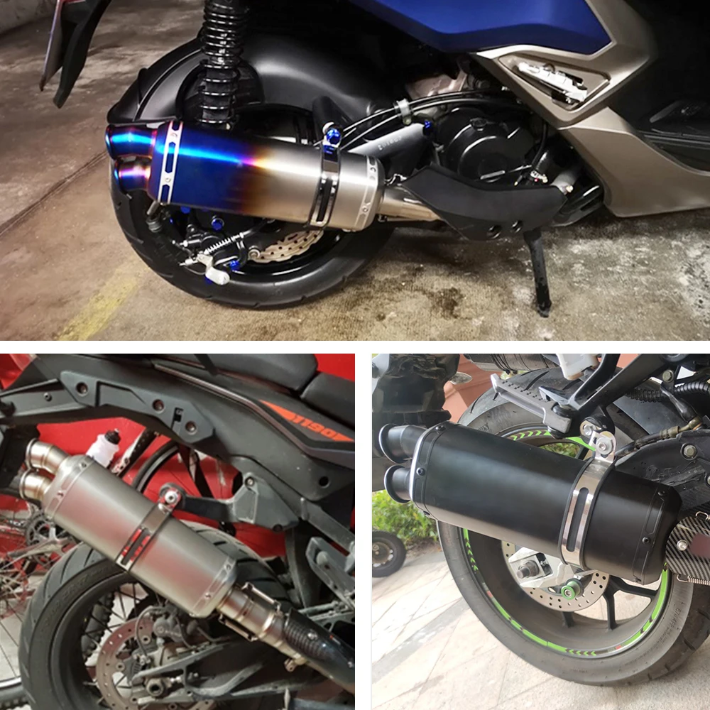Silenciador escape moto carbono doble salida – R6, R3, Z900 - imagen 4