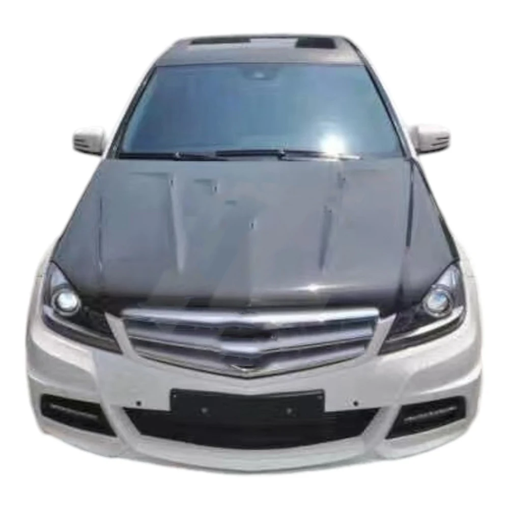 Tapa de motor fibra carbono Mercedes-Benz Clase C W204 - imagen 3
