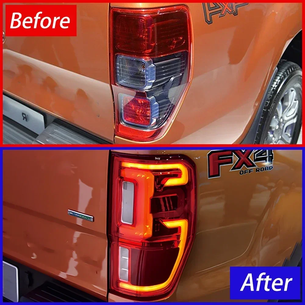 Faros traseros LED dinámicos Ford Ranger T6 T7 T8 2012-2020 - imagen 5