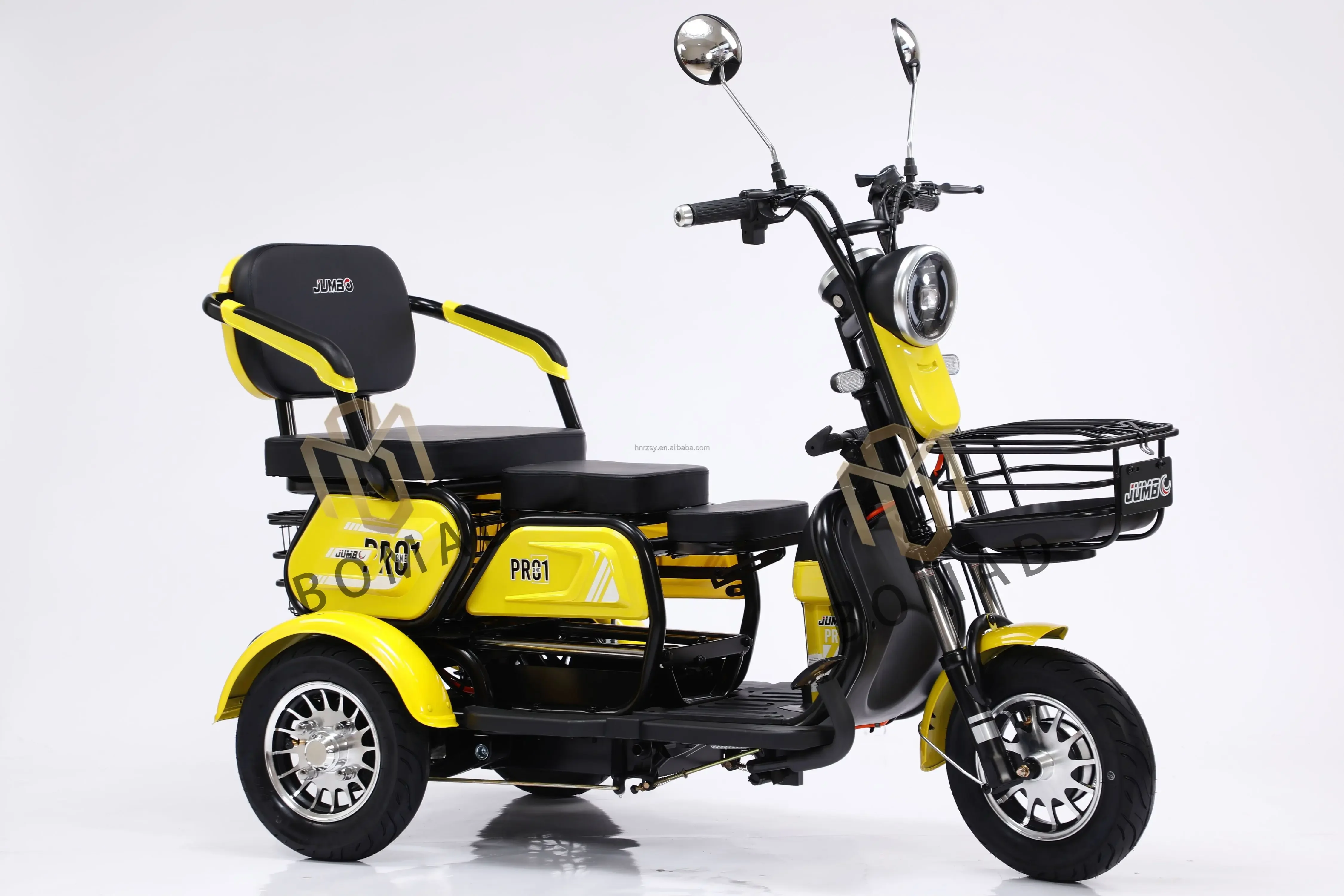 Triciclo eléctrico 48V 800W para adultos 3 ruedas cuerpo abierto - imagen 5