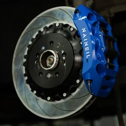 Performance Auto Nuevos sistemas de frenos Kit de frenos grandes de pinzas forjadas de 6 pistones para Nissan 370Z 350Z 300ZX