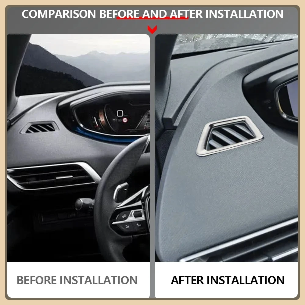 Embellecedor de aireadores delanteros Peugeot 3008/5008 GT 2016-2023