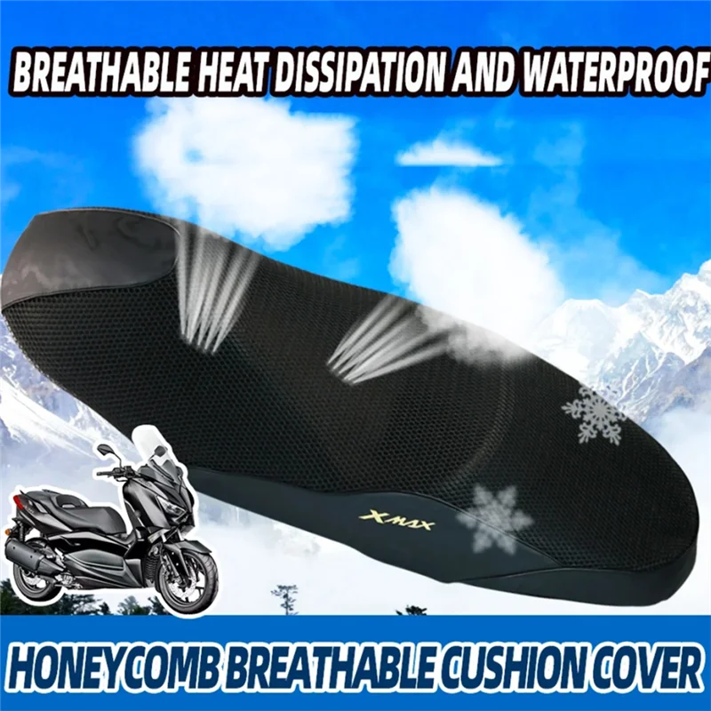 Funda asiento malla transpirable 3D para Yamaha XMAX - imagen 2