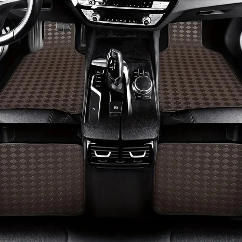 Alfombrillas universales de cuero artificial para coche - imagen 5