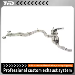 Catback de acero inoxidable con válvula HMD para Audi RS3 8Y 2.5 TFSI