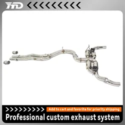 Catback de acero inoxidable con válvula HMD para Audi RS3 8Y 2.5 TFSI