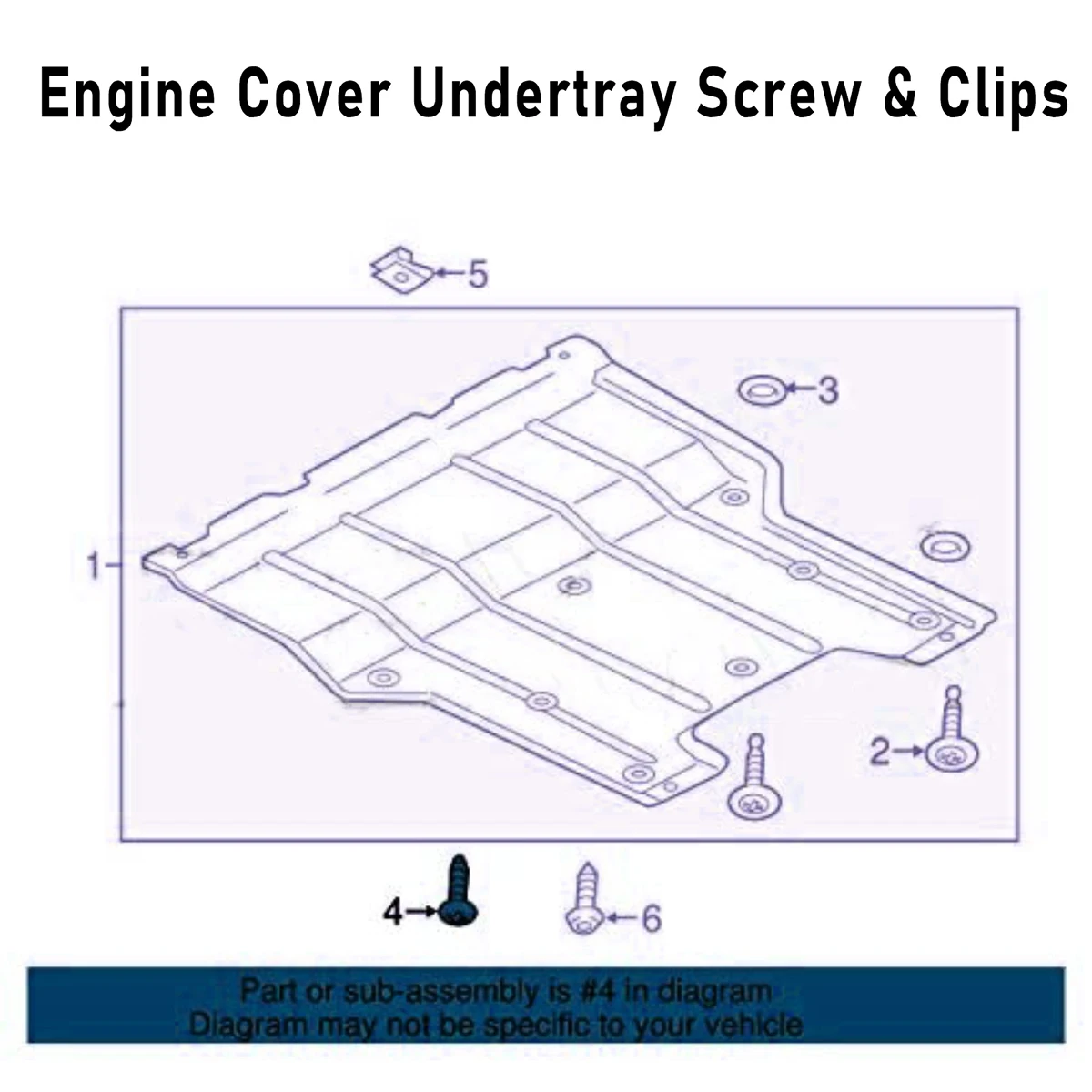 Clips de sujeción cubrecárter N 90974701 para VW y Audi - imagen 5