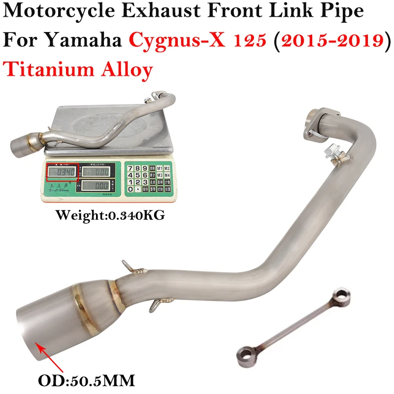 Silenciador de escape titanio Yamaha Cygnus-X 125/BWS 2015-2019