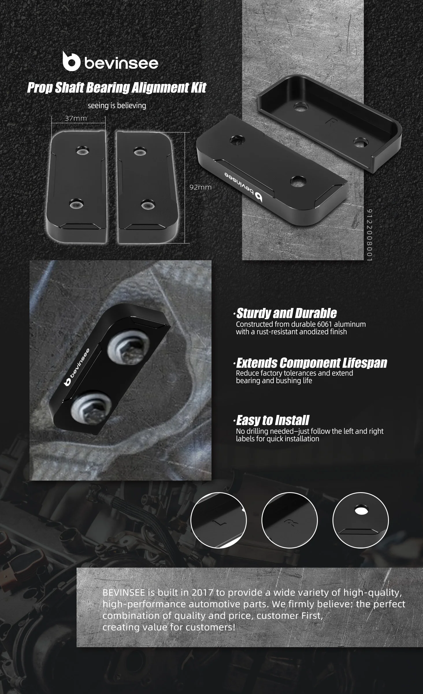 Cubierta de aluminio Bevinsee instalada en vehículo compatible