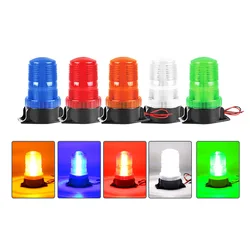 Luz LED destellante amarilla 9-90 V para carretillas y vehículos de obra