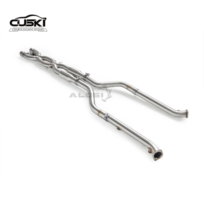 Escape alto rendimiento BMW M3 E92 V8 tubo medio y catalizador inox