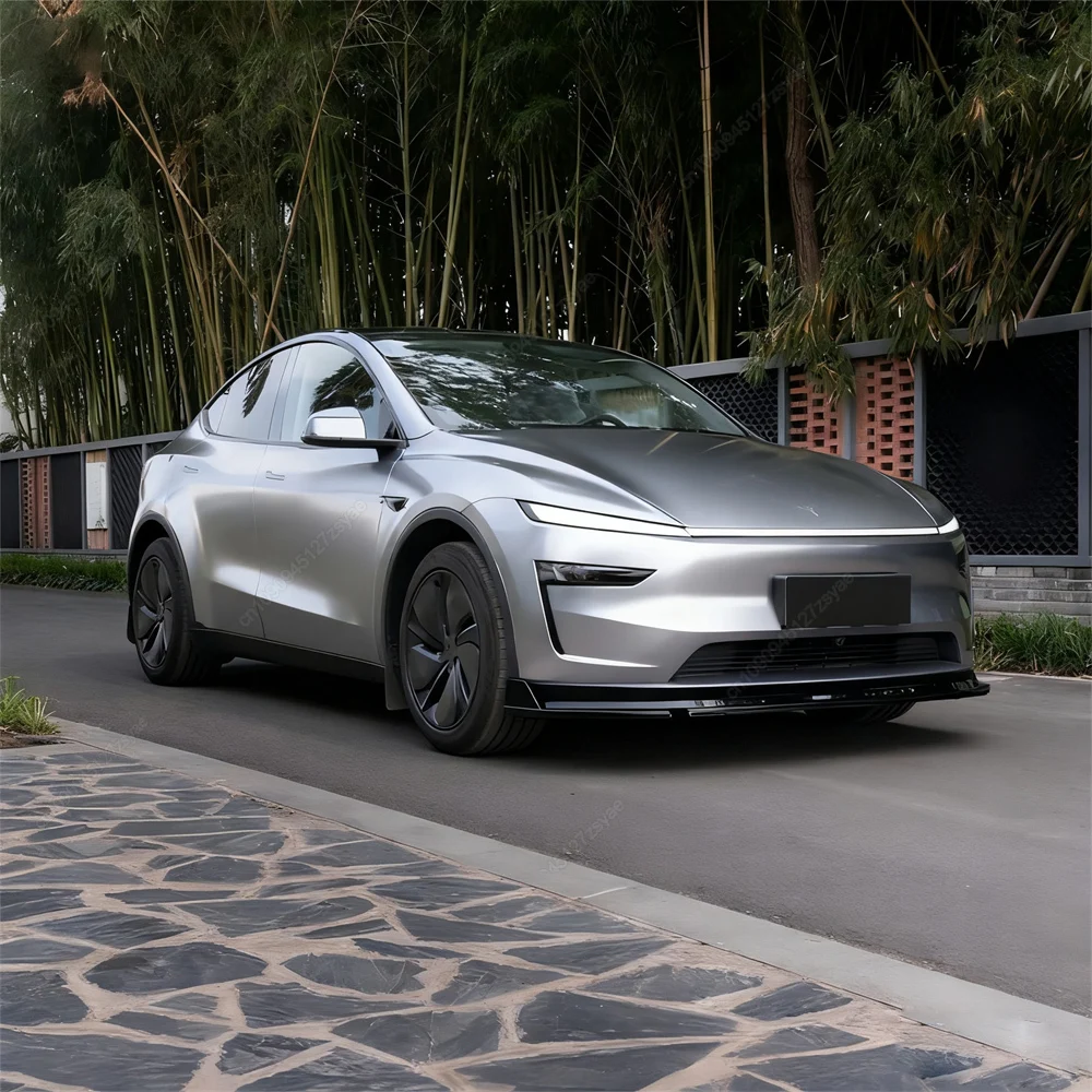 Difusor divisor de alerón de parachoques delantero de coche, 3 uds., para Tesla Model Y Juniper 2025 + ABS, kits de carrocería negros brillantes, sintonización - imagen 3