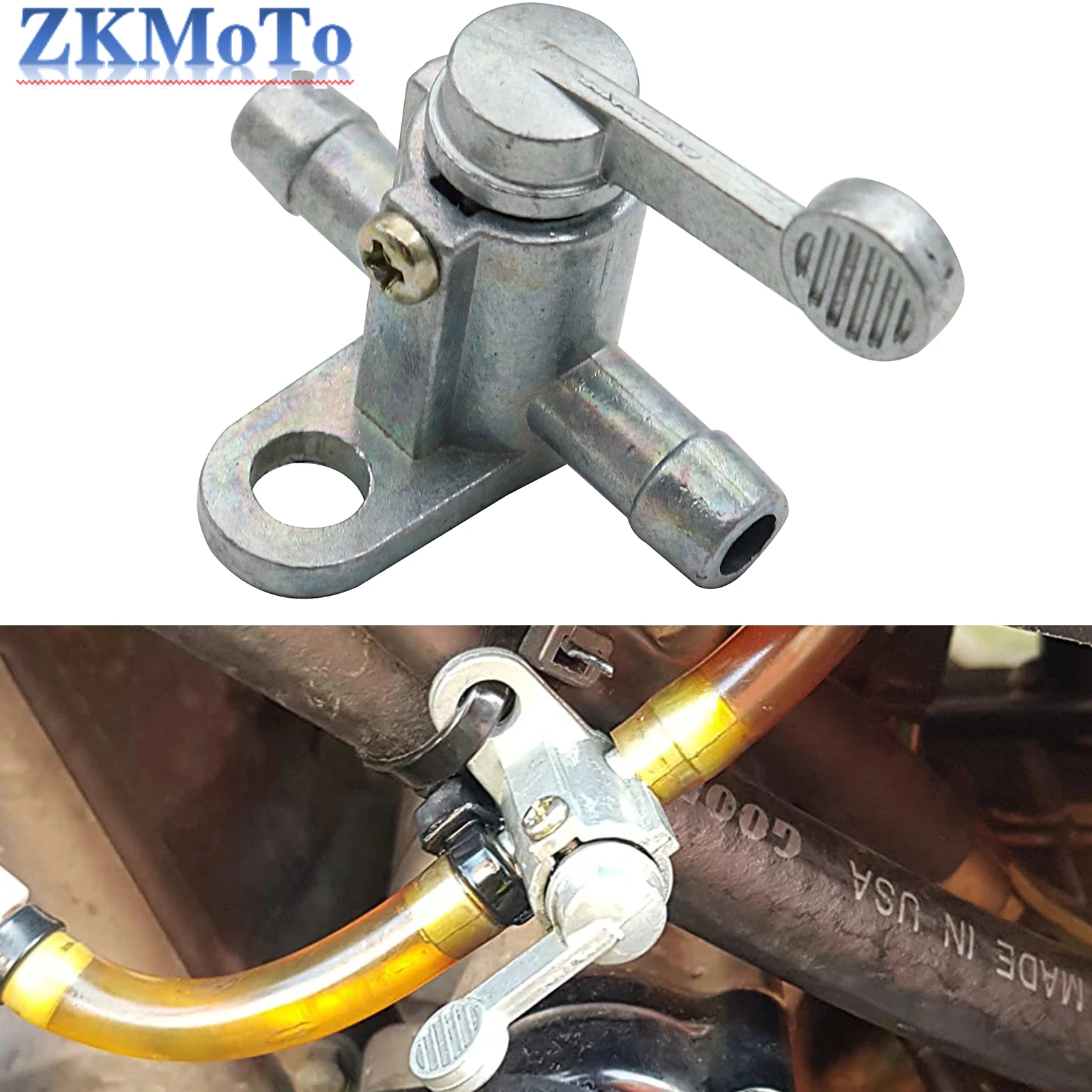 Grifo de gasolina universal 8 mm para moto Honda Kawasaki KTM Suzuki