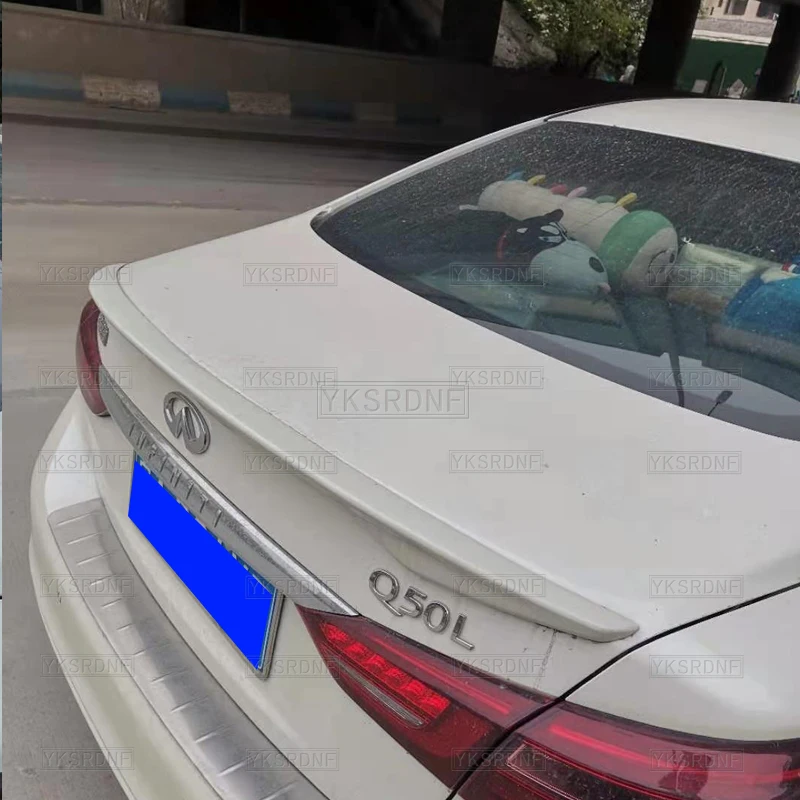 Alerón trasero de fibra de carbono para Infiniti Q50 2014-2021 - imagen 3