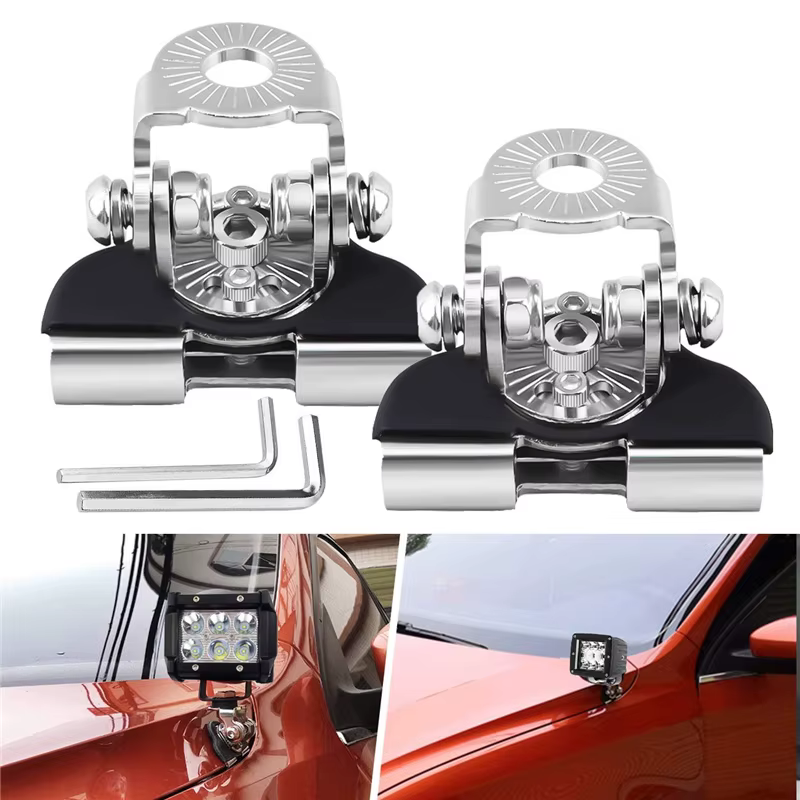 Soporte universal para barra LED en A-pilar de 4x4 y SUV