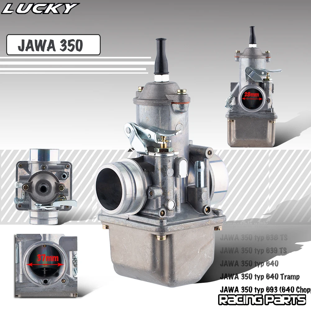Carburador JAWA 350 de 28 mm para TS 638, 639 y 640