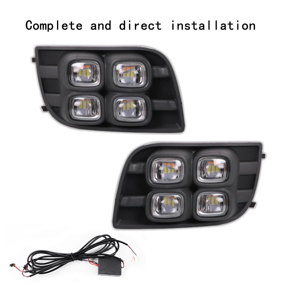 Luces diurnas LED con intermitente para Toyota Sequoia 2007-2017 - imagen 2