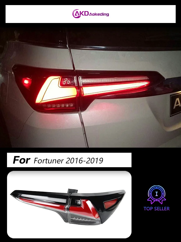 Luz trasera LED Toyota Fortuner 2016-2019 señal dinámica DRL - imagen 2