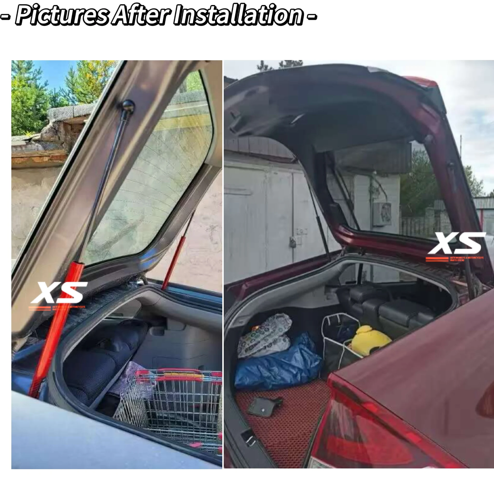 Amortiguadores de portón trasero Honda Insight ZE2/ZE3 2009-2014 - imagen 2