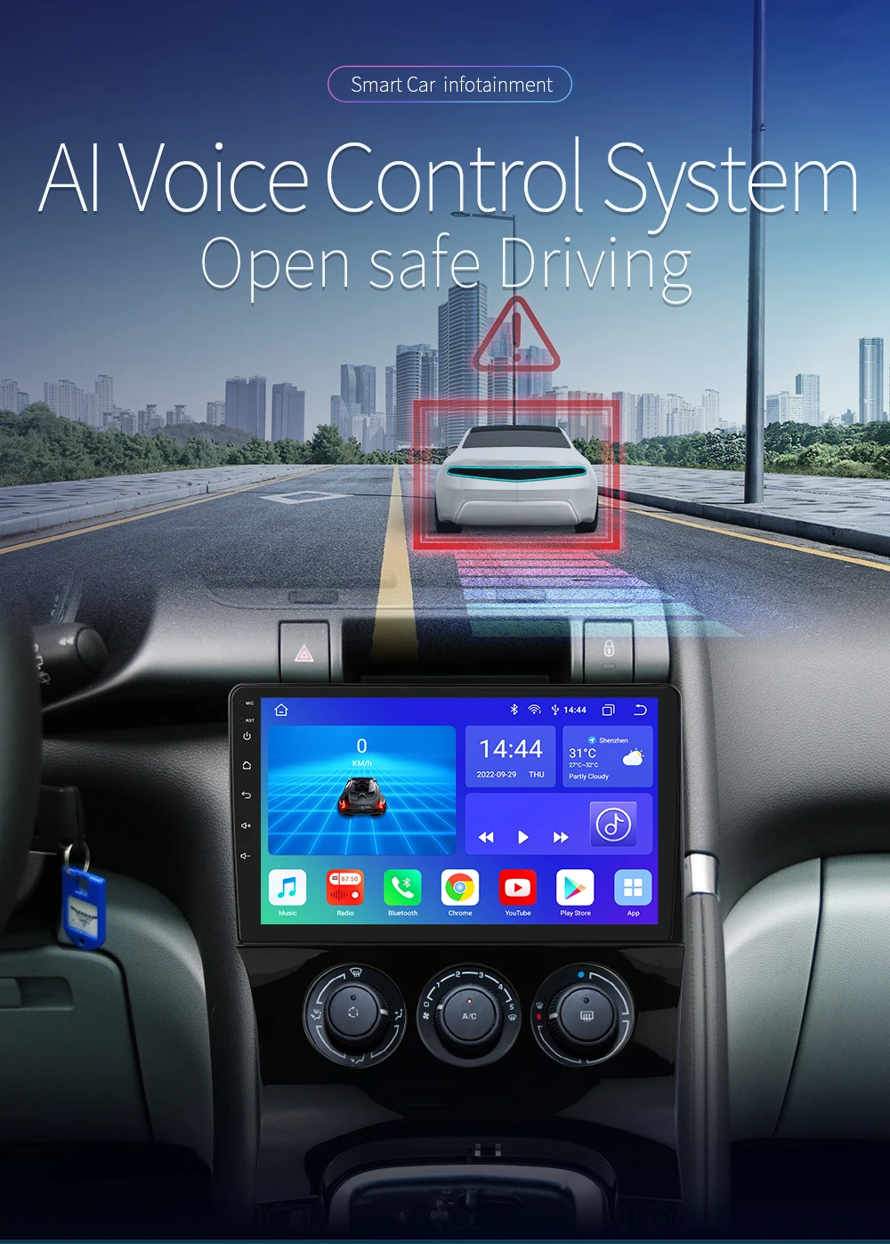 Autoradio Android para Peugeot 3008