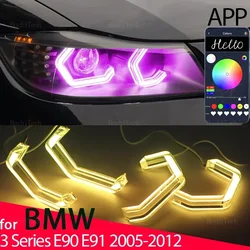 Anillos Ojos de Ángel RGB LED BMW Serie 3 E90/E91 con app