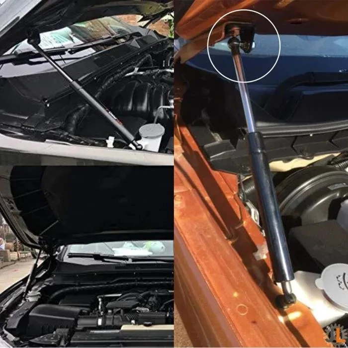 Puntales de capó para Nissan NP300 Navara D23 y Mercedes-Benz Clase X - imagen 2
