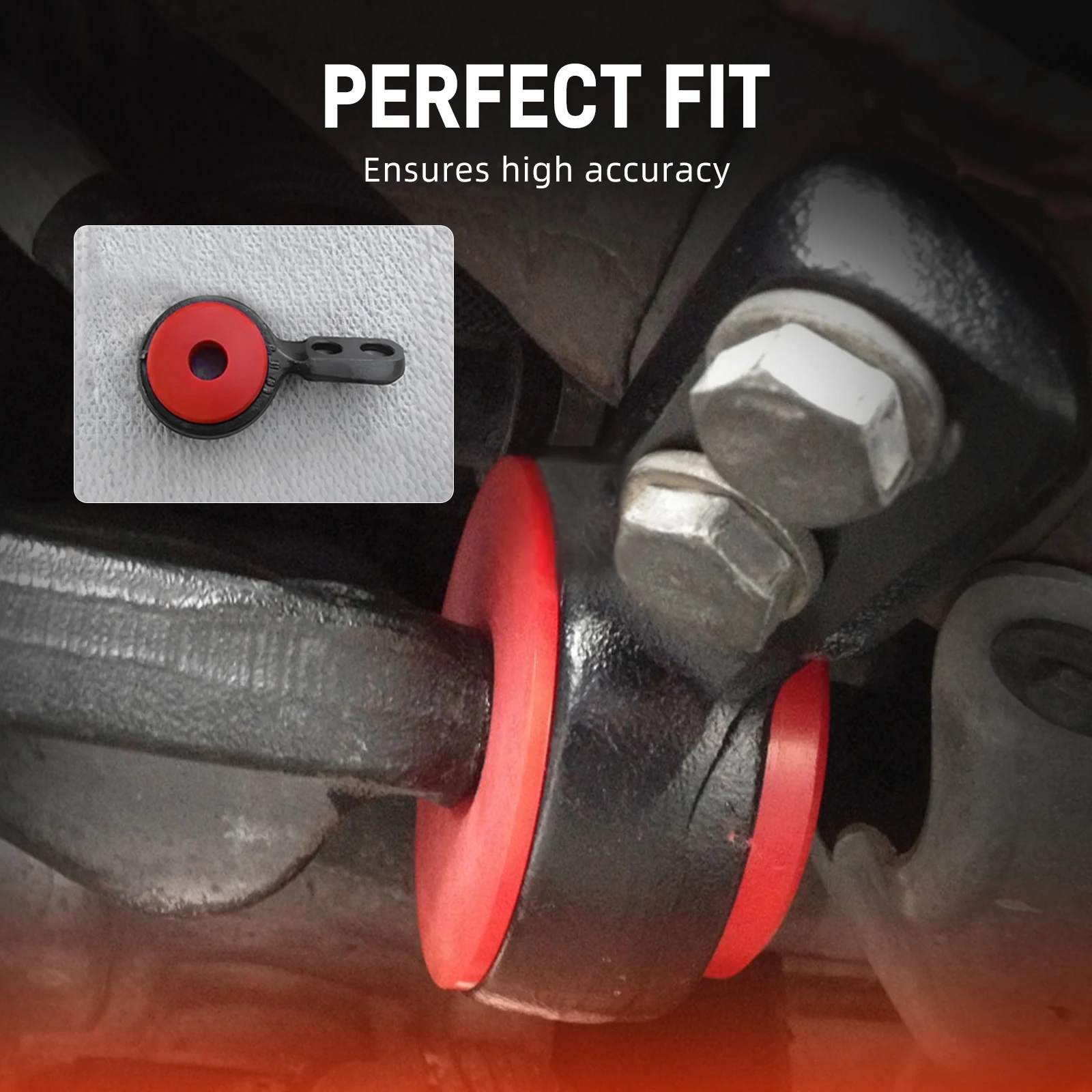 BEVINSEE bujes brazo de control delantero poliuretano BMW E36/E30 M3 - imagen 4