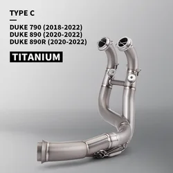 Kit escape completo titanio + tubo frontal – KTM Duke 790/890
